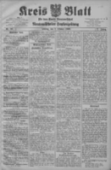 Kreis Blatt für den Kreis Neutomischeler zugleich Hopfenzeitung 1908.10.02 Jg.27 Nr79