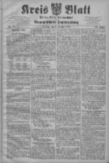 Kreis Blatt f&uuml;r den Kreis Neutomischeler zugleich Hopfenzeitung 1908.10.09 Jg.27 Nr81