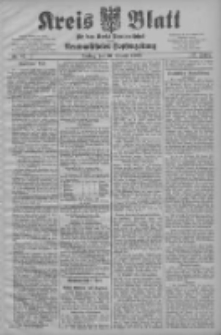 Kreis Blatt für den Kreis Neutomischeler zugleich Hopfenzeitung 1908.10.30 Jg.27 Nr87
