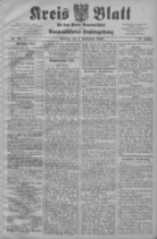 Kreis Blatt f&uuml;r den Kreis Neutomischeler zugleich Hopfenzeitung 1908.11.06 Jg.27 Nr89