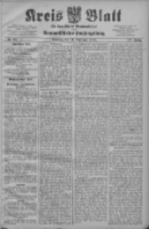 Kreis Blatt f&uuml;r den Kreis Neutomischeler zugleich Hopfenzeitung 1908.11.24 Jg.27 Nr94