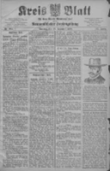 Kreis Blatt f&uuml;r den Kreis Neutomischeler zugleich Hopfenzeitung 1908.12.29 Jg.27 Nr104