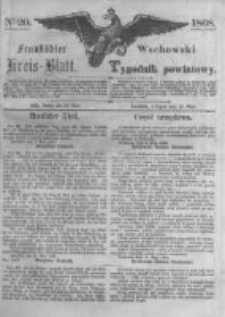 Fraust&auml;dter Kreisblatt. 1868.05.15 Nr20