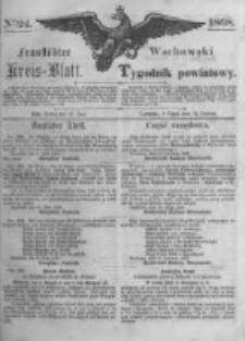 Fraust&auml;dter Kreisblatt. 1868.06.12 Nr24