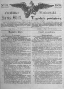Fraust&auml;dter Kreisblatt. 1868.06.19 Nr25