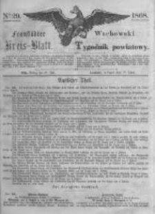 Fraust&auml;dter Kreisblatt. 1868.07.17 Nr29