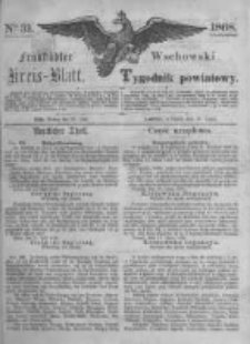 Fraust&auml;dter Kreisblatt. 1868.07.31 Nr31