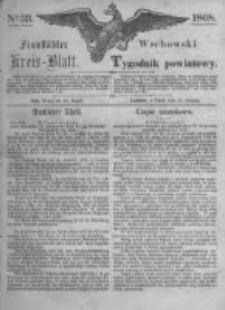 Fraust&auml;dter Kreisblatt. 1868.08.14 Nr33