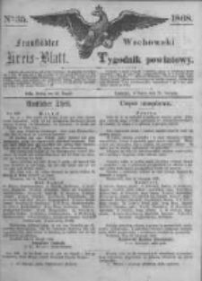 Fraustädter Kreisblatt. 1868.08.28 Nr35