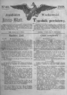 Fraust&auml;dter Kreisblatt. 1868.10.02 Nr40