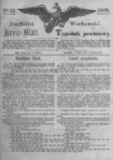Fraust&auml;dter Kreisblatt. 1868.10.09 Nr41