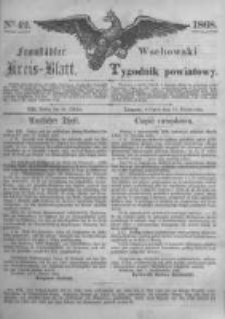 Fraust&auml;dter Kreisblatt. 1868.10.16 Nr42