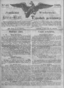 Fraust&auml;dter Kreisblatt. 1868.11.13 Nr46