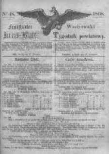 Fraustädter Kreisblatt. 1868.11.27 Nr48
