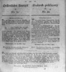 Oeffentlicher Anzeiger zum Amtsblatt No.30. der Königl. Preuss. Regierung zu Bromberg. 1820