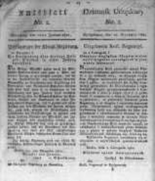 Amtsblatt der K&ouml;niglichen Preussischen Regierung zu Bromberg. 1821.01.12 No.2