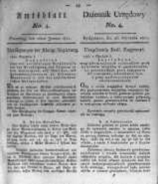 Amtsblatt der K&ouml;niglichen Preussischen Regierung zu Bromberg. 1821.01.26 No.4