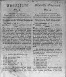 Amtsblatt der K&ouml;niglichen Preussischen Regierung zu Bromberg. 1821.02.02 No.5