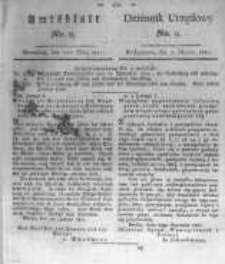 Amtsblatt der K&ouml;niglichen Preussischen Regierung zu Bromberg. 1821.03.02 No.9