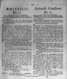 Amtsblatt der K&ouml;niglichen Preussischen Regierung zu Bromberg. 1821.04.13 No.15
