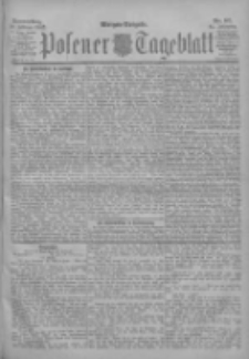 Posener Tageblatt 1902.02.27 Jg.41 Nr97