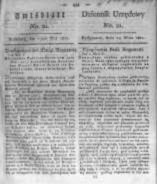 Amtsblatt der K&ouml;niglichen Preussischen Regierung zu Bromberg. 1821.05.25 No.21