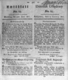 Amtsblatt der K&ouml;niglichen Preussischen Regierung zu Bromberg. 1821.06.08 No.23