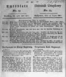 Amtsblatt der K&ouml;niglichen Preussischen Regierung zu Bromberg. 1821.07.13 No.28