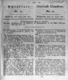 Amtsblatt der K&ouml;niglichen Preussischen Regierung zu Bromberg. 1821.07.27 No.30
