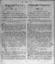 Amtsblatt der K&ouml;niglichen Preussischen Regierung zu Bromberg. 1821.08.03 No.31