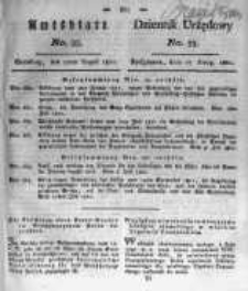 Amtsblatt der K&ouml;niglichen Preussischen Regierung zu Bromberg. 1821.08.17 No.33