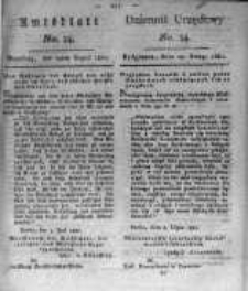 Amtsblatt der K&ouml;niglichen Preussischen Regierung zu Bromberg. 1821.08.24 No.34