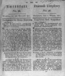 Amtsblatt der K&ouml;niglichen Preussischen Regierung zu Bromberg. 1821.09.07 No.36