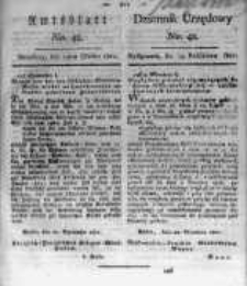 Amtsblatt der K&ouml;niglichen Preussischen Regierung zu Bromberg. 1821.10.19 No.42