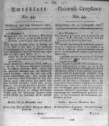 Amtsblatt der K&ouml;niglichen Preussischen Regierung zu Bromberg. 1821.11.03 No.44