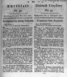 Amtsblatt der K&ouml;niglichen Preussischen Regierung zu Bromberg. 1821.11.09 No.45