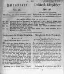 Amtsblatt der K&ouml;niglichen Preussischen Regierung zu Bromberg. 1821.11.16 No.46