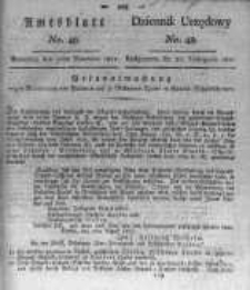 Amtsblatt der K&ouml;niglichen Preussischen Regierung zu Bromberg. 1821.11.30 No.48