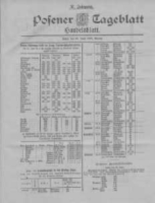 Posener Tageblatt. Handelsblatt 1898.06.25 Jg.37