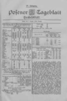 Posener Tageblatt. Handelsblatt 1898.08.03 Jg.37