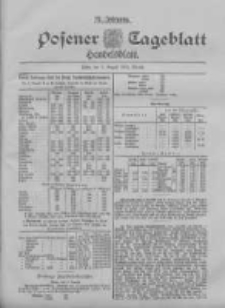 Posener Tageblatt. Handelsblatt 1898.08.08 Jg.37