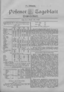 Posener Tageblatt. Handelsblatt 1898.08.06 Jg.37