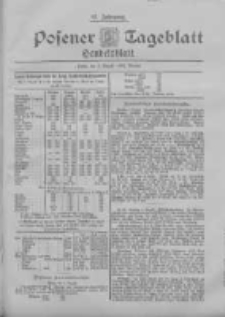 Posener Tageblatt. Handelsblatt 1898.08.09 Jg.37