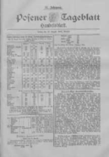 Posener Tageblatt. Handelsblatt 1898.08.13 Jg.37