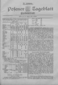 Posener Tageblatt. Handelsblatt 1898.08.20 Jg.37
