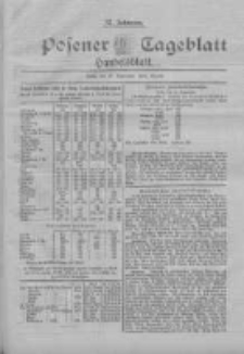 Posener Tageblatt. Handelsblatt 1898.09.27 Jg.37