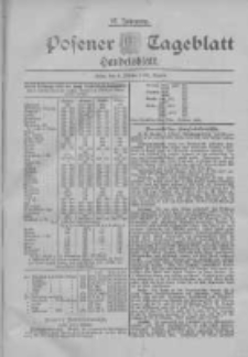 Posener Tageblatt. Handelsblatt 1898.10.04 Jg.37