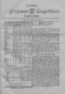 Posener Tageblatt. Handelsblatt 1898.10.22 Jg.37