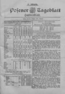 Posener Tageblatt. Handelsblatt 1898.10.25 Jg.37