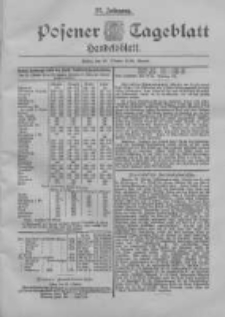 Posener Tageblatt. Handelsblatt 1898.10.29 Jg.37